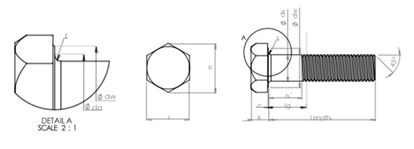 En14399 3 High Strength Structural Bolts